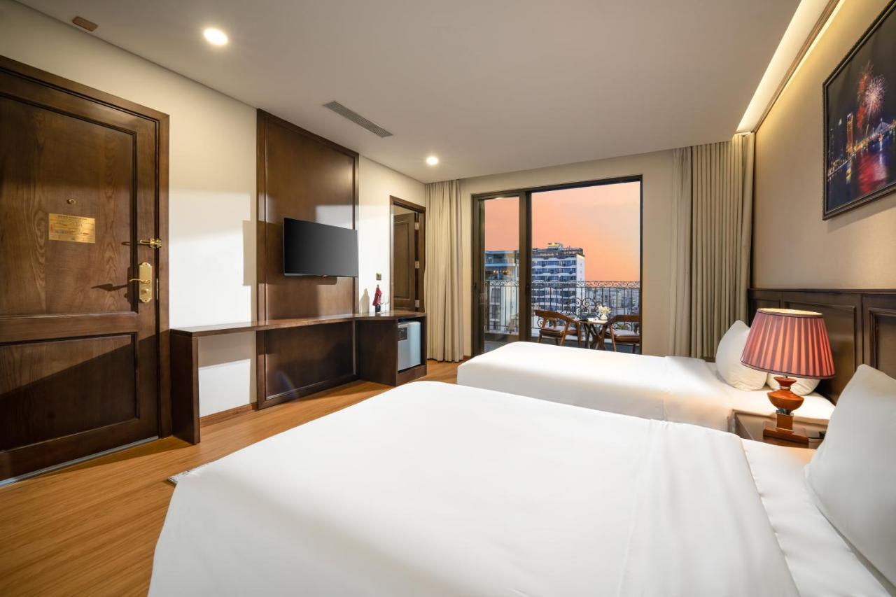 Golden Lotus Hotel Da Nang - Rooftop Bar Sea View Luaran gambar